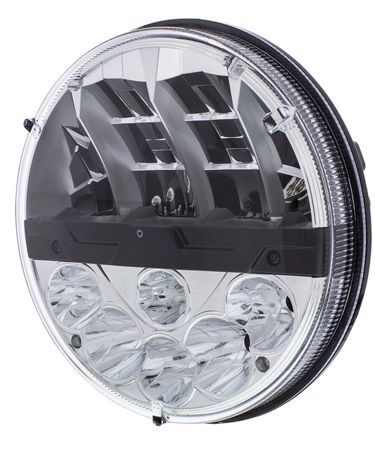 UNIVERSAL ULTRALIT - High Power LED 7" Headlight With Polycarbonate Lens & Housing