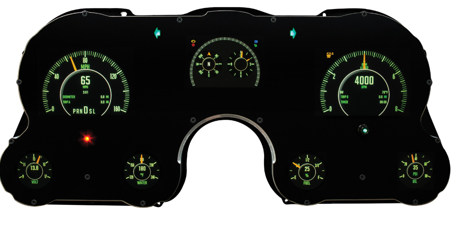 1967-1972 Chevy Pickup GRFX Instrument System GRFX-67C-PU