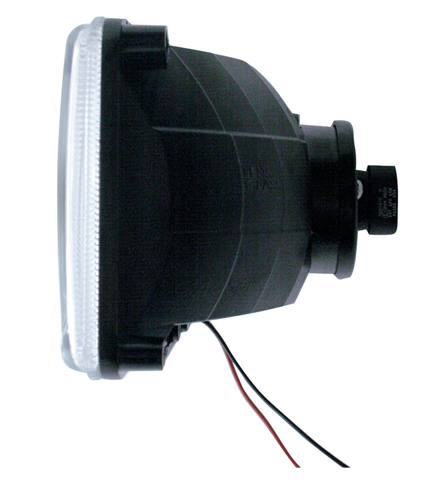 ULTRALIT - 4" X 6" Crystal Headlight With 9 Amber LED Position Light - Low Beam