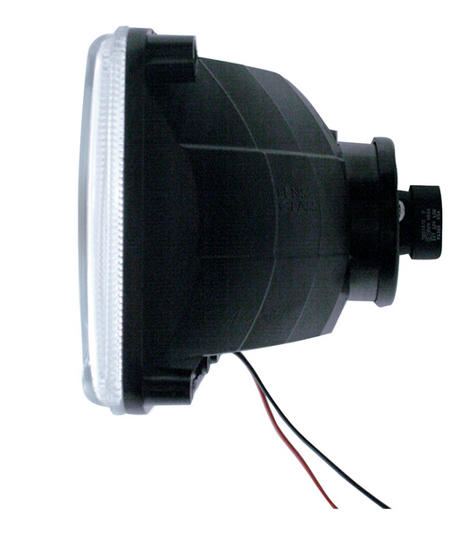 ULTRALIT - 4" X 6" Crystal Headlight With 9 White LED Position Light - Low Beam