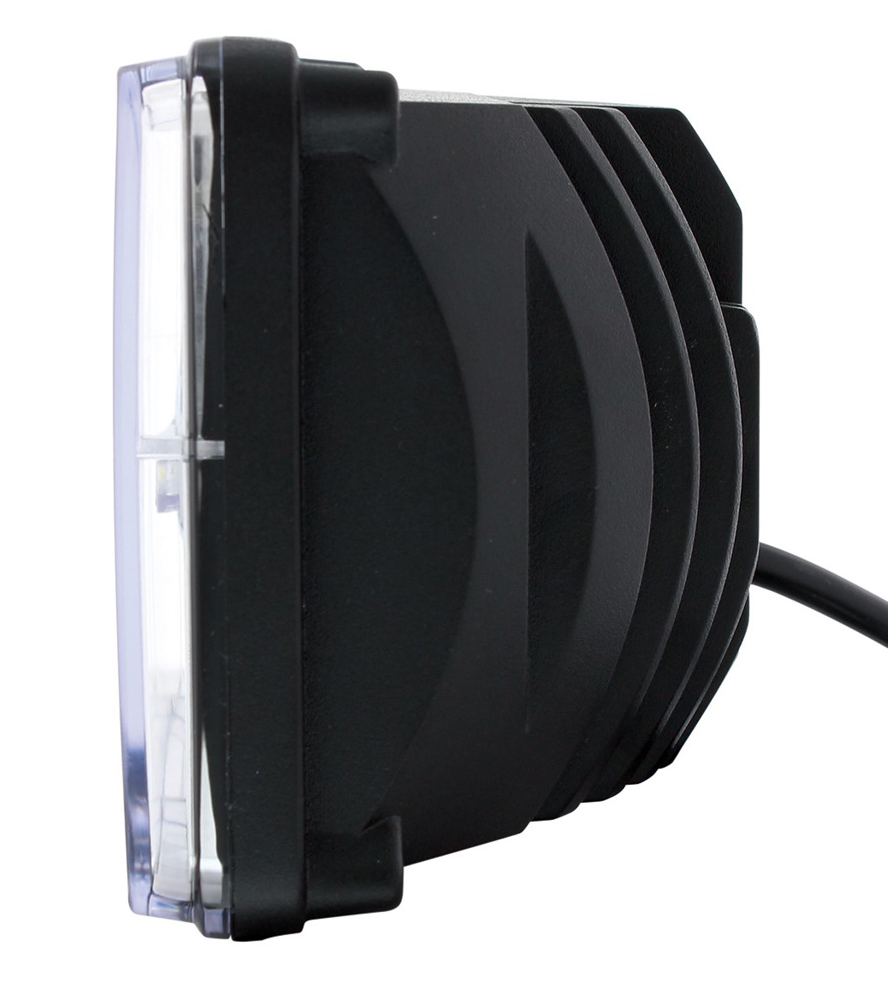 ULTRALIT - 4" X 6" Rectangular LED Headlight With White LED Position Light - High Beam