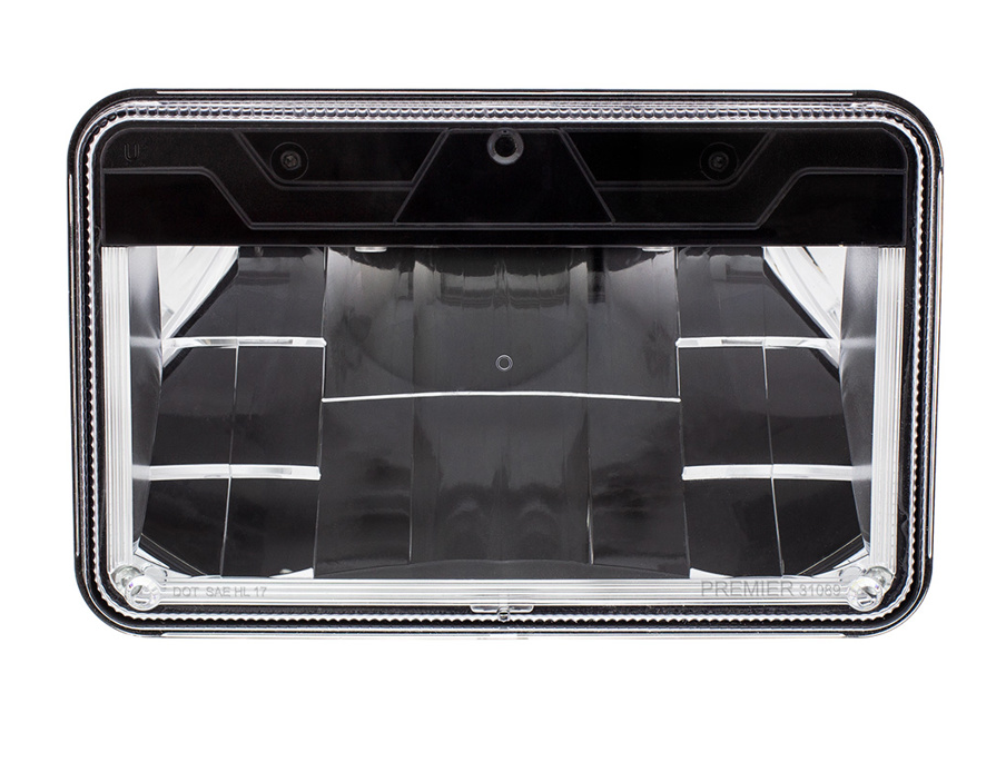 ULTRALIT - High Power LED 4" X 6" High Beam Headlight With Polycarbonate Lens & Housing