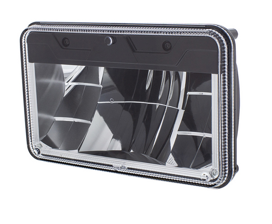 ULTRALIT - High Power LED 4" X 6" High Beam Headlight With Polycarbonate Lens & Housing
