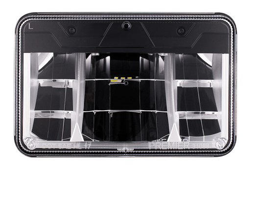 ULTRALIT - High Power LED 4" X 6" Low Beam Headlight With Polycarbonate Lens & Housing