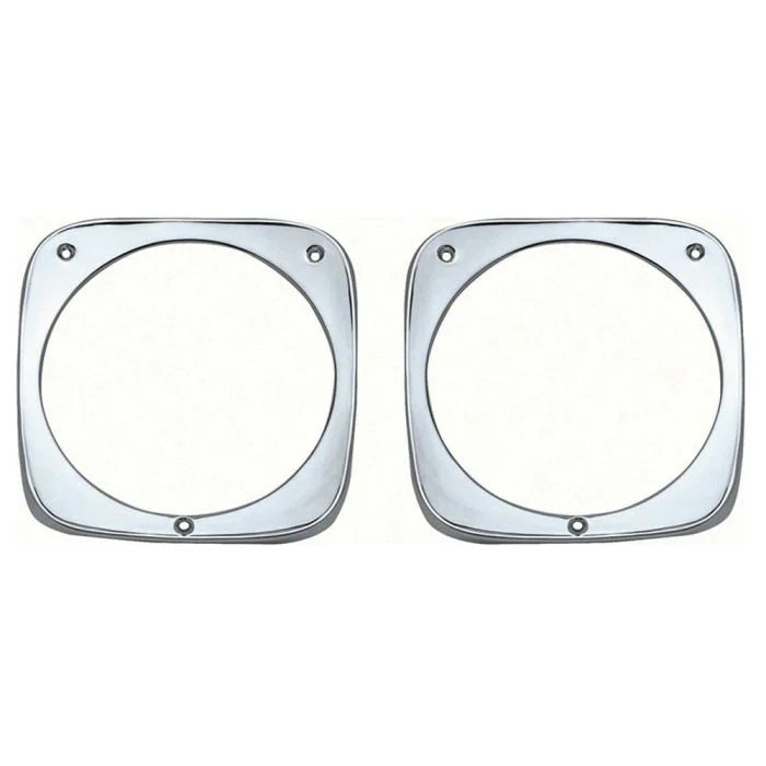 1964-1966 HEADLIGHT BEZELS CHROME CHEVROLET TRUCK