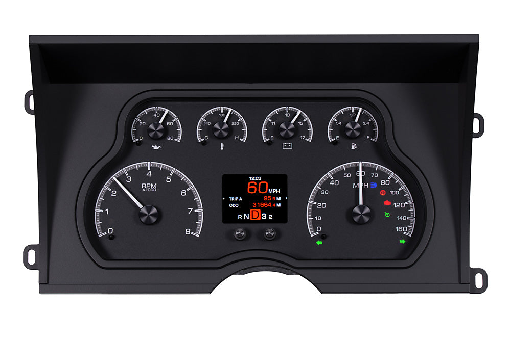 1988-1994 Chevy/GMC Pickup Dakota Digital HDX Instruments / Black Alloy Face HDX-88C-PU-K