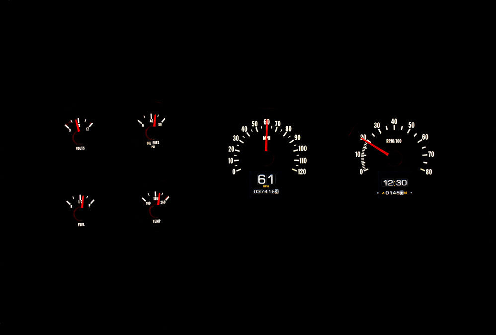 1979-1987 Chevy Truck RTX Instrument System RTX-79C-PU-X