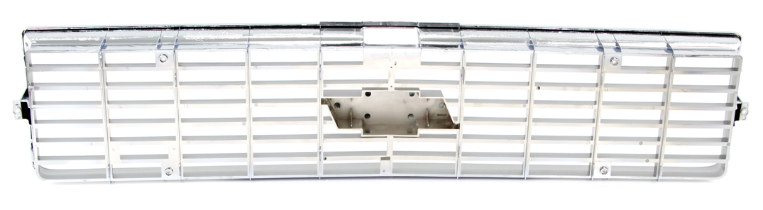 1973-1974 Chevrolet Only - Premium Grille - OE Style - Chrome Trim w/ Foil Bowtie Emblem