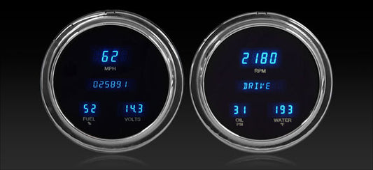 1954 Only Chevrolet Truck Dakota Digital VFD Instrument System VFD3-54C-PU-Z