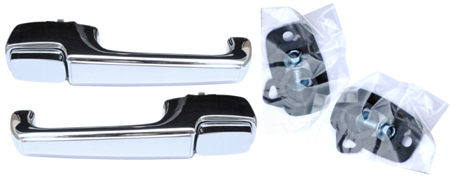 1968-1972 DOOR HANDLES EXTERIOR (PAIR) CHROME CHEVROLET GMC TRUCK