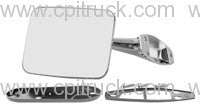 1970-1972 DOOR MIRROR EXTERIOR RECTANGLE MIRROR ASSEMBLY LH CHEVROLET GMC TRUCK