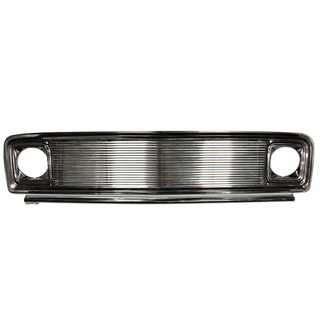 1969-1972 GRILLE ASSEMBLY CHROMED WITH 8 MIL BILLET INSERT CHEVROLET TRUCK