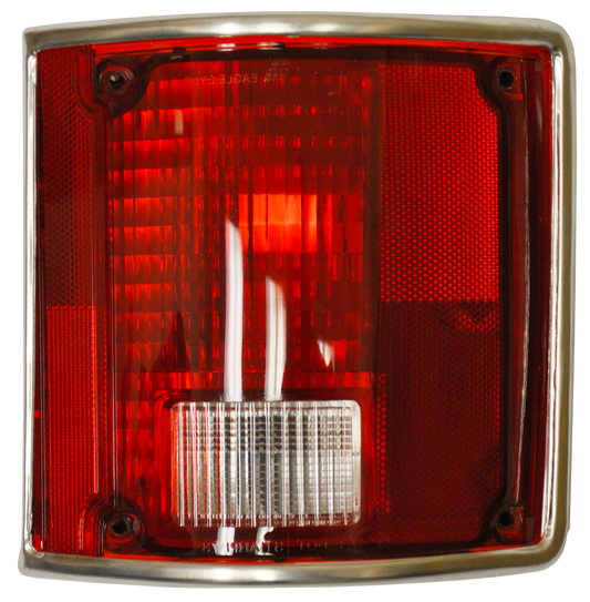 1973-1991 TAIL LIGHT ASSEMBLY w/ CHROME TRIM RH CHEVROLET GMC TRUCK