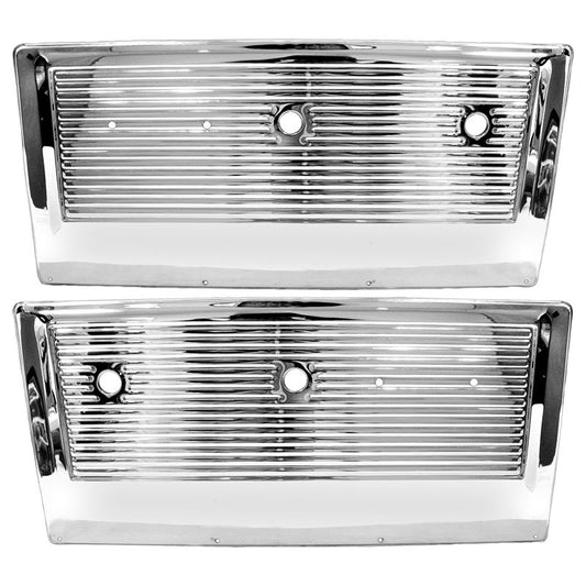 1967-1972 DOOR PANELS INNER (PAIR) CHROME CHEVROLET GMC TRUCK