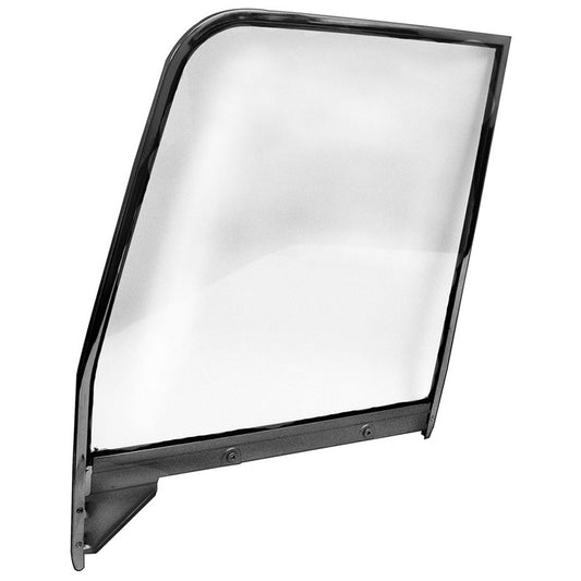 1955-1959 DOOR WINDOW FRAME WITH GLASS PAINTABLE RH CHEVROLET TRUCK