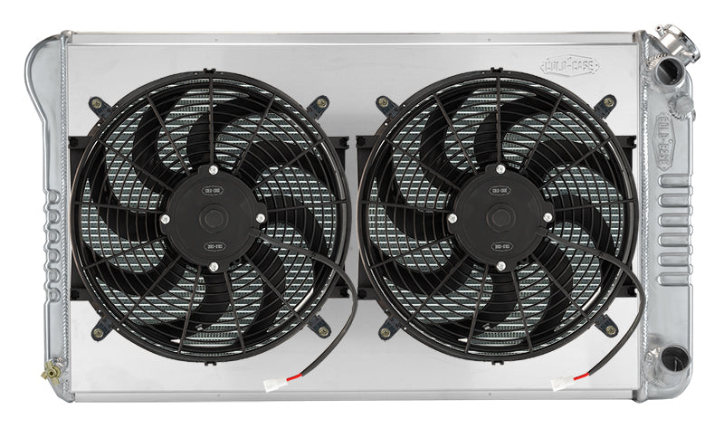 1967-1976 CHEVY GMC PICKUP TRUCK LS SWAP ALUMINUM RADIATOR AND 14" FAN KIT FREE SHIPPING