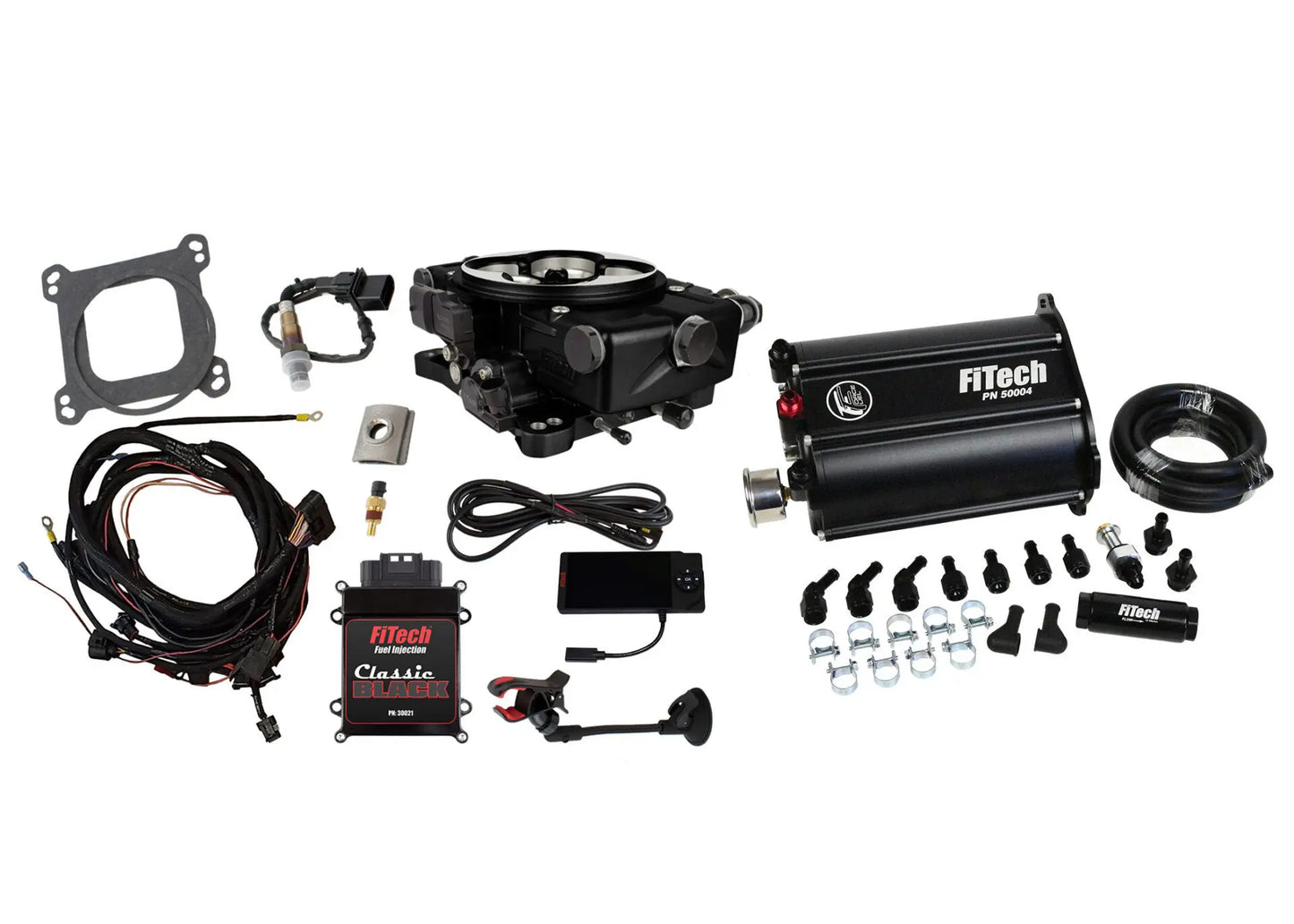 Go EFI Classic Black 650 HP EFI System With Force Fuel Delivery Master Kit