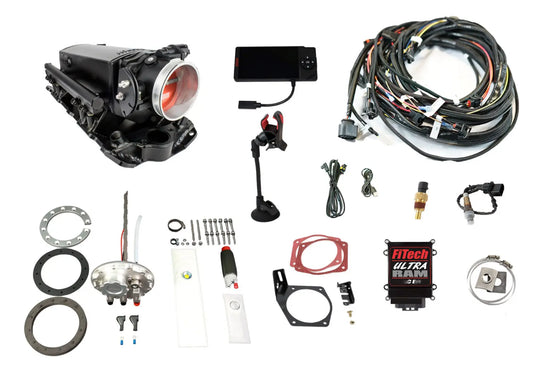 Ultra Ram 650 HP Chevy Small Block EFI System With Go Fuel Returnless In-Tank Module Master Kit