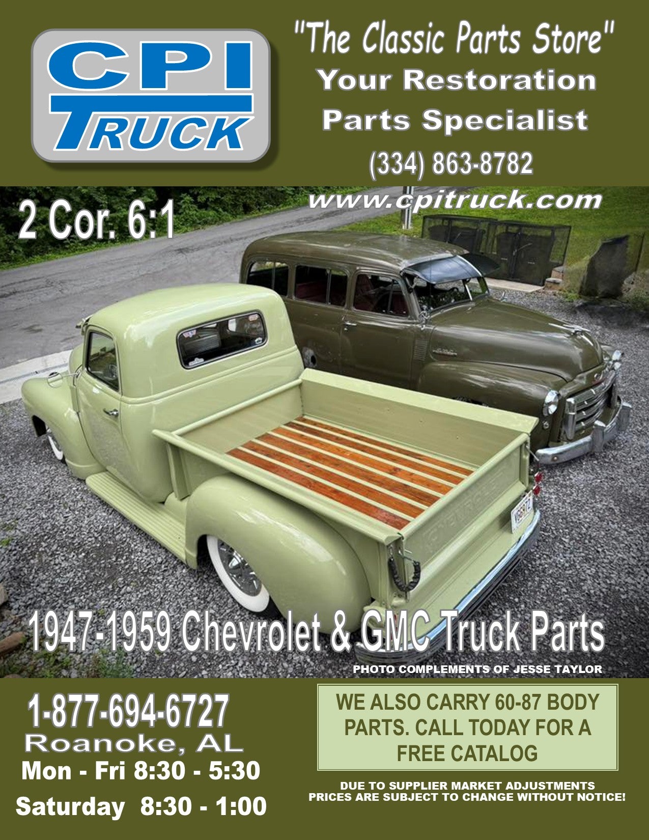 1947-1959 CHEVROLET & GMC TRUCK CATALOG MAILED DIRECT TO YOUR DOOR JUST PAY THE 3.99 MAIL FEE OR CLICK THE LINK IN THE DESCRIPTION TO DOWNLOAD NOW.