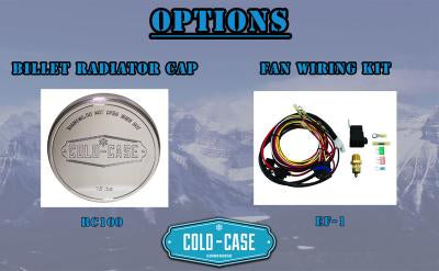 1977-1987 CHEVROLET OR GMC PICKUP TRUCK ALUMINUM RADIATOR AND 14 INCH DUAL FAN KIT FREE SHIPPING