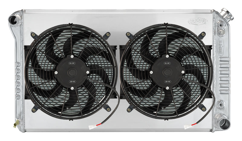 1977-1987 CHEVROLET OR GMC PICKUP TRUCK 21" ALUMINUM RADIATOR AND 14" FAN KIT FREE SHIPPING