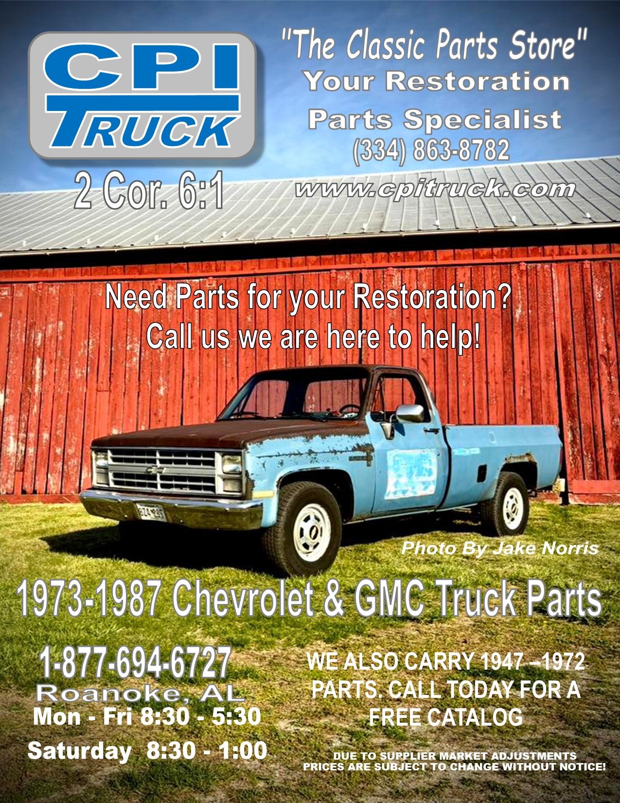 1973-1987 CHEVROLET & GMC TRUCK CATALOG MAILED DIRECT TO YOUR DOOR JUST PAY THE 3.99 MAIL FEE OR CLICK THE LINK IN THE DESCRIPTION TO DOWNLOAD NOW.
