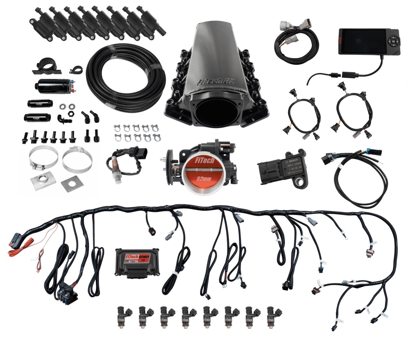 Ultimate LS Master Kit w/70002 Kit Plus Inline Fuel Pump Kit, w/ coil pack set