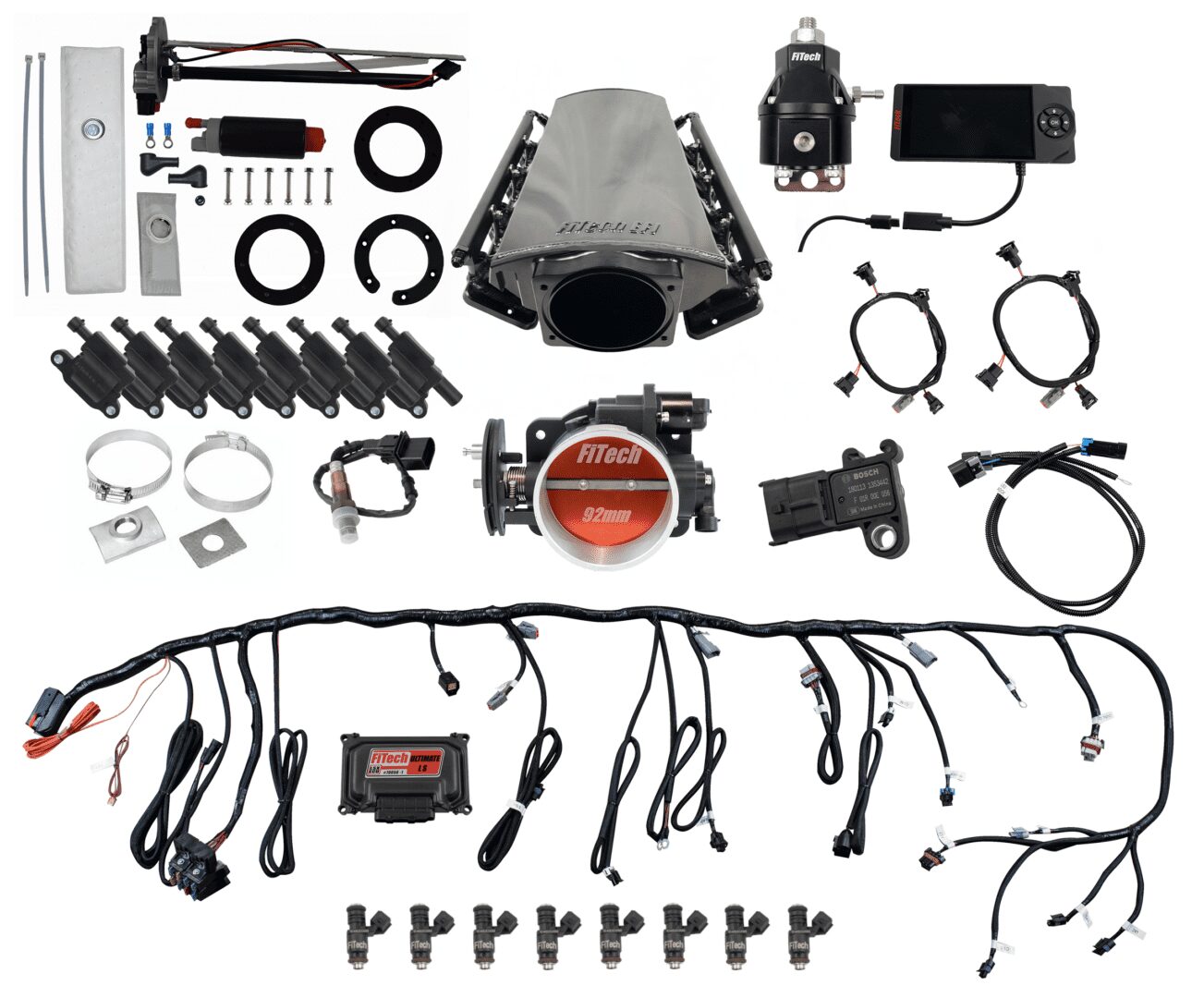 Ultimate LS Master Kit 70011 w/ 50015 Go-Fuel In-Tank Module, 54001 regulator, w/ coil pack set