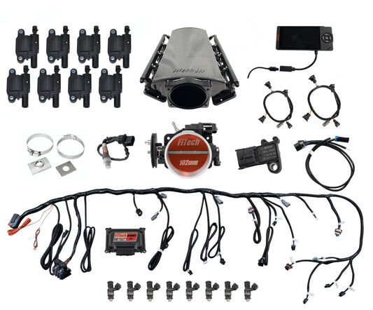 Ultimate LS 750 HP EFI System With Short LS3 Port Intake & LS3 Coil Pack With LED Set