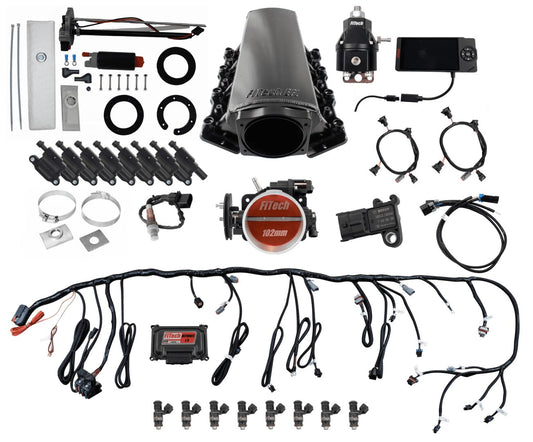 Ultimate LS Tall Master Kit 70008 w/ 50015 Go-Fuel In-Tank Module, 54001 regulator, w/ led coil pack set