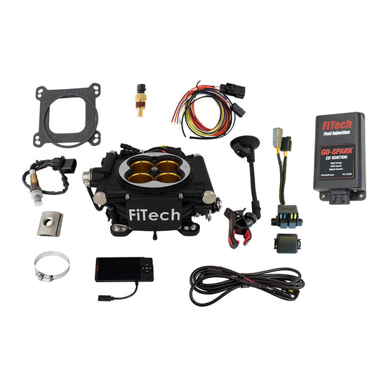 Go EFI 8 – 1200 HP EFI System – Power Adder – Matte Black Finish, w/CDI box