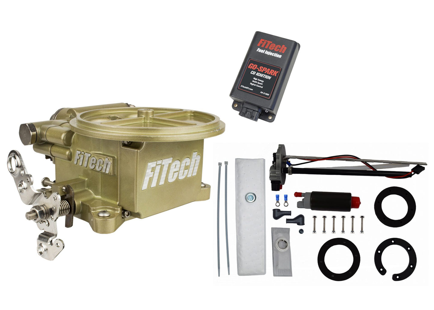 Go EFI 2 Barrel EFI 400HP Classic Gold, w/ In Tank Retrofit Kit-P/N 50015, w/CDI box