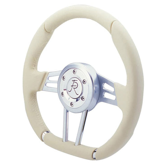 "D" Wheel Steering Wheel - Light Tan