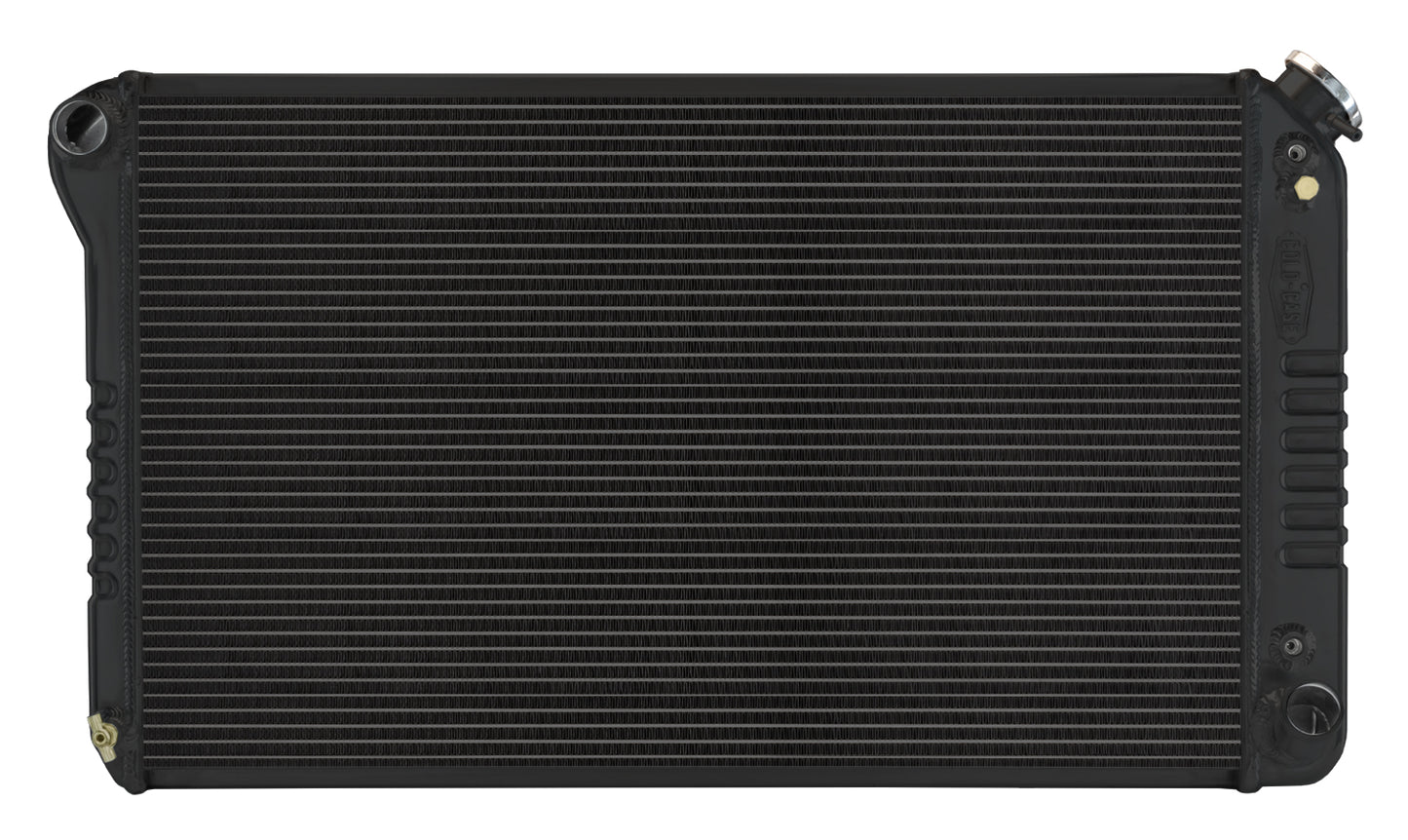 1967-1976 CHEVROLET GMC Pickup Truck | Automatic | Aluminum Radiator | Black Night Rider Series | Cold Case Radiators FREE SHIPPING