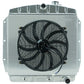 1955-1959 Chevy Truck Aluminum Performance Radiator and 16" Fan Kit FREE SHIPPING
