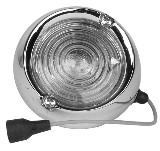 1960-1966 BACK UP LIGHT ASSEMBLY CHROME  CHEVROLET GMC FLEETSIDE TRUCK