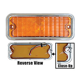 1973-1980 PARKING LIGHT ASSEMBLY RH AMBER LED