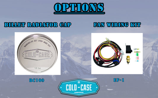 1963-1966 CHEVROLET OR GMC Pickup Truck Aluminum Radiator And 16 Inch Fan Kit AT Cold Case Radiators FREE SHIPPING