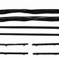1964-1966 WINDOW CHANNEL SUPERKIT AUTHENTIC FELTKIT + DIVISION BARS & UPPER CHANNELS 8 PIECES CHROME CHEVROLET GMC TRUCK