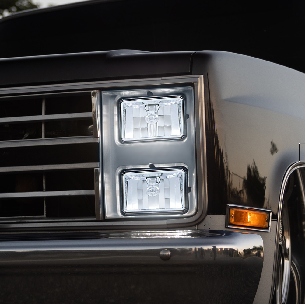 ULTRALIT - Single High Power CREE LED 4" X 6" Headlight - High Beam