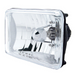 4" X 6" Crystal Rectangular Headlight, Glass Lens - High Beam