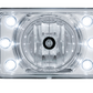 4" X 6" Crystal Projection Headlight With 6 White LED Position Light - High Beam