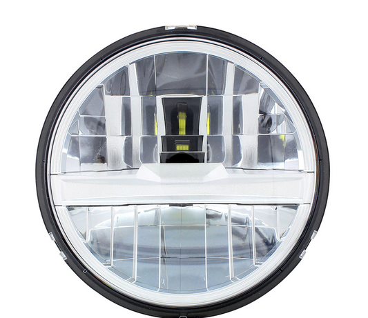 UNIVERSAL ULTRALIT - 8 High Power LED 5-3/4" Headlight - Silver