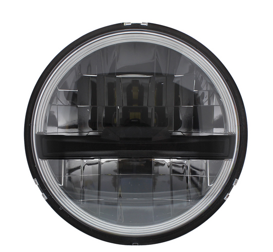UNIVERSAL ULTRALIT - 8 High Power LED 5-3/4" Headlight - Black
