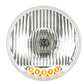 ULTRALIT - 5-3/4" Crystal Halogen Headlight With 5 LED Position Lights