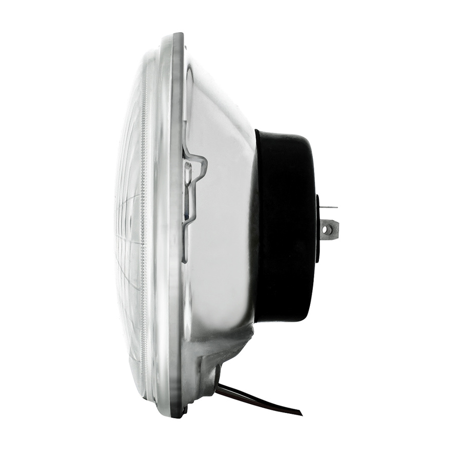 ULTRALIT - 5-3/4" Crystal Halogen Headlight With 5 LED Position Lights