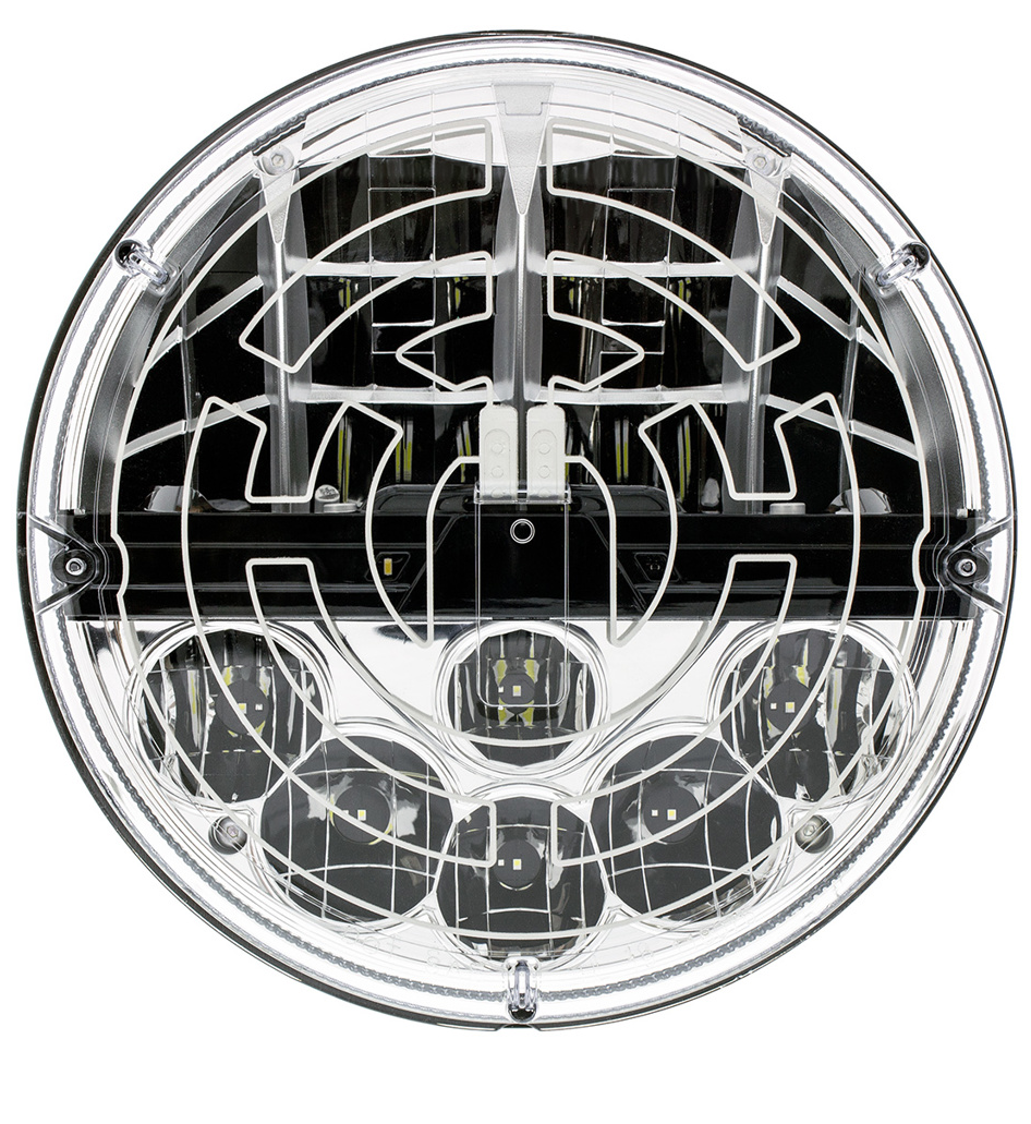 ULTRALIT - Heated 5" X 7" LED Headlight With Polycarbonate Lens & Housing