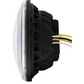 UNIVERSAL ULTRALIT - High Power LED 7" Projection Headlight With Dual Color LED Position Halo Ring