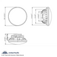 UNIVERSAL ULTRALIT - High Power LED 7" Projection Headlight With Dual Color LED Position Halo Ring