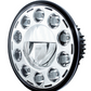 UNIVERSAL ULTRALIT - 11 High Power LED 7" Crystal Headlight - Chrome